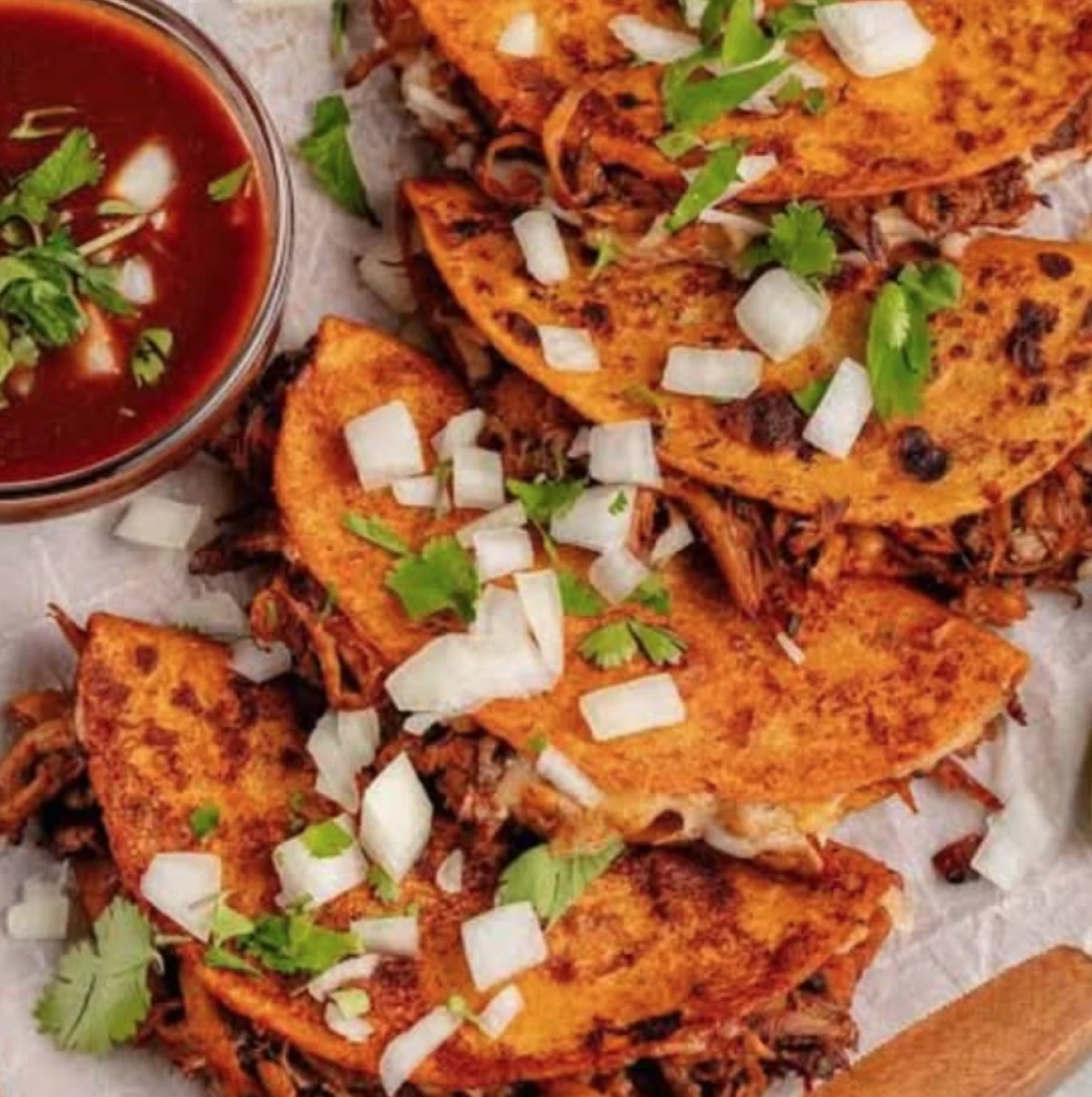 4 Tacos de Birria de maíz- Orden